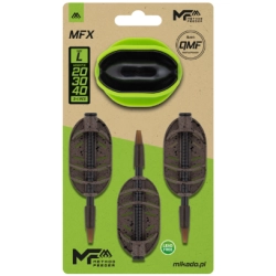 Koszyczek - METHOD FEEDER MFX -Q.M.F rozm. L -KOMPLET -20+30+40G + FOREMKA 1kpl Koszyczek - METHOD FEEDER MFX -Q.M.F rozm. L -KOMPLET -20+30+40G + FOREMKA 1kpl